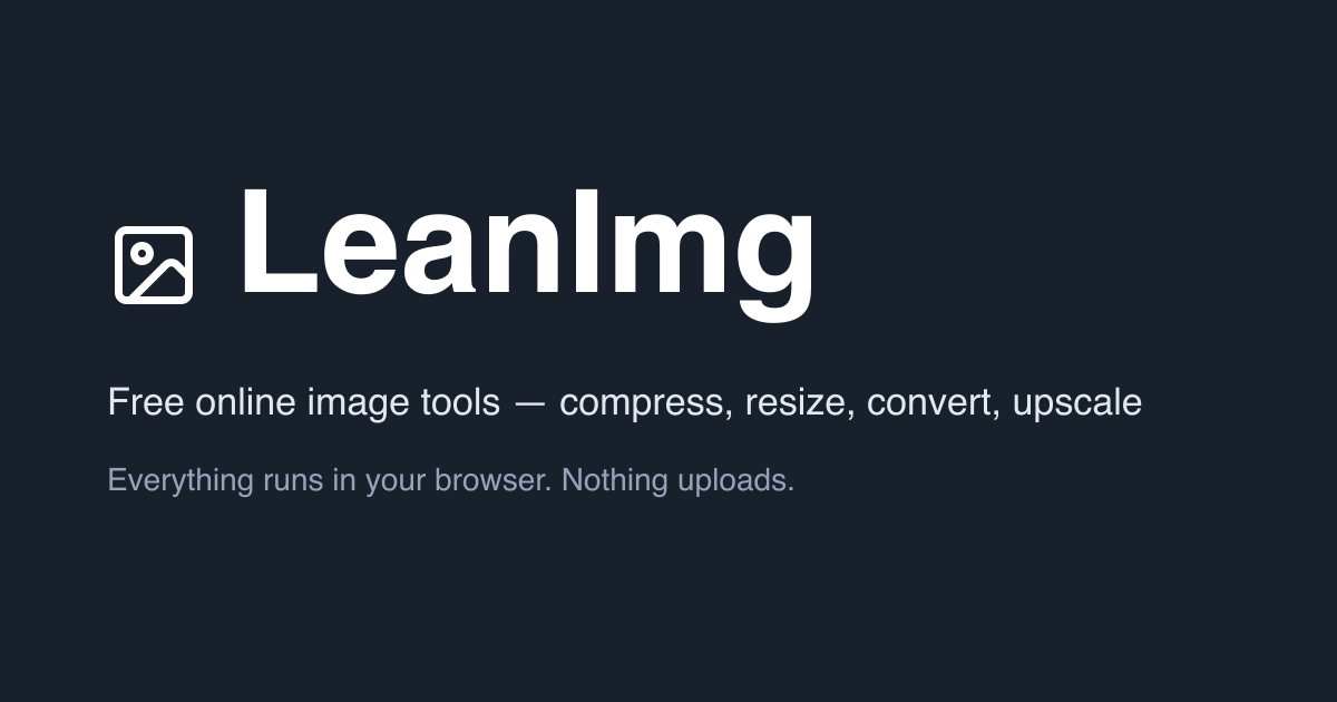 LeanImg screenshot 1
